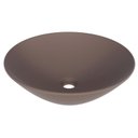 Ver imagem 1 de Cuba de Louça Para Banheiro Redonda 35x35 Cuia Cozimax Marrom