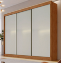 Ver imagem 1 de Guarda Roupa Sollo 3 Portas 100%mdf Cumaru Fendi