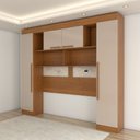 Ver mais imagens de Guarda-roupa Casal Modulado Madrid 10 Portas 4 Gavetas Cinamomo/off White - Panorama Móveis