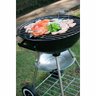 Churrasqueira Portátil Carvão Texas Nautika com Rodinhas e Grelha para Camping Preto - 2