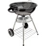 Churrasqueira Portátil Carvão Texas Nautika com Rodinhas e Grelha para Camping Preto - 4