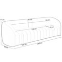 Ver imagem 4 de Kit Sofá 4 Lugares para Sala 292cm com 01 Poltrona Lazio M03 Veludo Creme - Lyam Decor