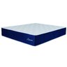 Colchão Casal King Molas Ensacadas Lamore 193x203x32cm Azul Veludo/ Malha Branca Hellen - 1