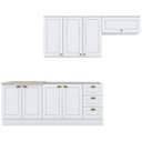 Ver imagem 3 de Cozinha Compacta 4 Peças com Balcão para Pia e Aéreo Emily