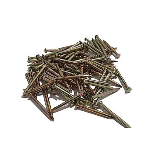 Kit com 100 Unidades de Prego 15x15 Aço Temperado