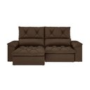 Ver imagem 5 de Sofá Retrátil Reclinável Alion Plus 2,10m Suede Marrom - Xflex Sofas