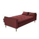 Ver imagem 3 de Sofá Cama 3 Lugares Casal Premium Reclinável com Almofadas 2,06 Larg Donna Matrix