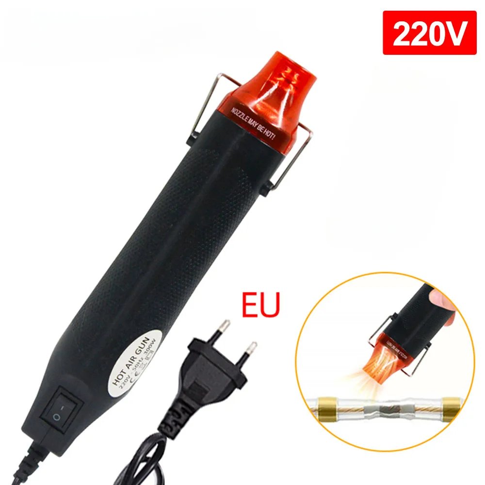 Soprador de Ar Pistola de Ar Quente 110v Plug Us Chato Rosa