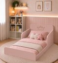 Ver imagem 2 de Cama Montessoriana Infantil Cama Baixa para Criança em MDF Rosé