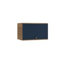 Ver imagem 1 de Armário Aéreo Celeste Kappesberg 100% Mdf 1 Porta Basculante Nogueira-azul 60cm