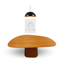 Ver imagem 3 de Mesa de Jantar Modelar Orgânica Bumerangue em Freijo 1.20x80cm Modelar Art Moveis