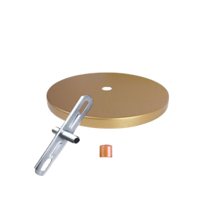 Canopla Alumínio Acabamento Pendente Lustre Luminária Tampa