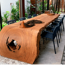 Ver imagem 1 de Mesa Cascata madeira maciça Rustica, Cumaru, Pequiá