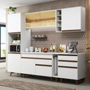 Ver imagem 1 de Armário de Cozinha Completa 260cm Branco Reims Madesa 04