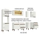 Ver imagem 5 de Armário de Cozinha Completa 260cm Branco Reims Madesa 04