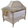 Berço Portátil Cercado Burigotto New Aconchego com Trocador e Mosquiteiro Bege - 1
