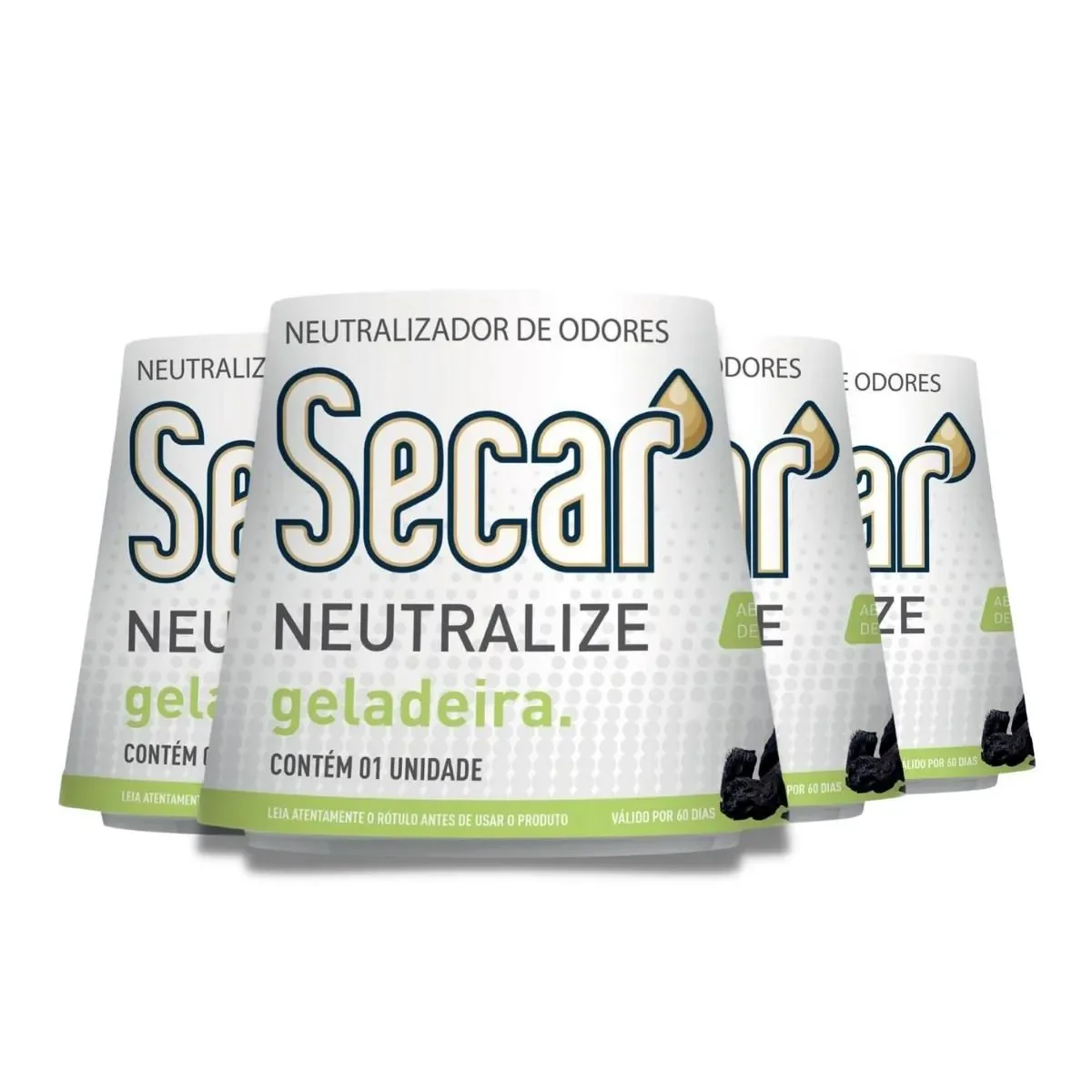 Ver imagem 1 de Kit com 4 Neutralizadores de Odores Secar Geladeira 30g