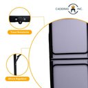 Ver mais imagens de Kit Mesa Dobrável Portátil que Vira Maleta para Camping Praia Alumínio 120cm Madeira + 4