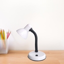Ver mais imagens de Luminária Mesa Abajur 35cm Articulada Flexível Pt-06: Branco