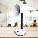 Ver imagem 6 de Luminária Mesa Abajur 35cm Articulada Flexível Pt-06: Branco