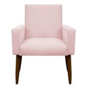Ver imagem 1 de Kit 2 Poltronas com Puff Redondo para Sala Nina Rosa Bebê