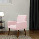 Ver imagem 5 de Kit 2 Poltronas com Puff Redondo para Sala Nina Rosa Bebê