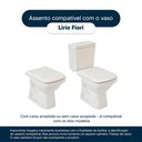 Ver imagem 5 de Assento Sanitário Lirio Branco para Vaso Fiori