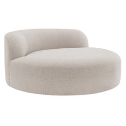 Poltrona Orgânica Chaise Rússia Linho - Amarena Móveis - 2