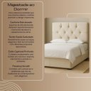Ver imagem 3 de Cabeceira Cama Box Solteiro 90cm Eloá Estofada Suede