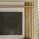 Ver imagem 3 de Painel para TV Berlim até 65'' para Sala 160 cm Nature Off Peternella