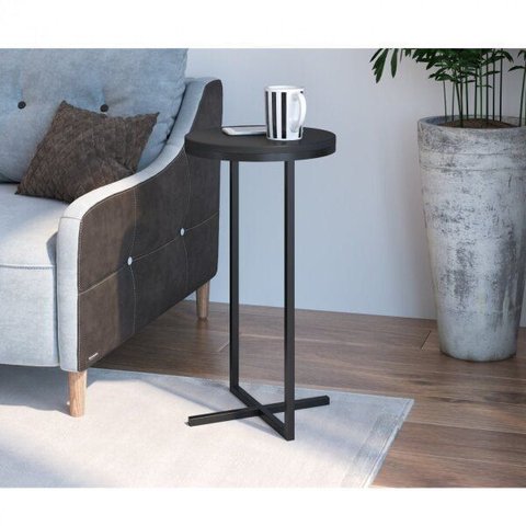Mesa Lateral Volpi Alta Artesano Preto