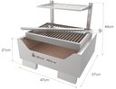 Ver imagem 2 de Churrasqueira Parrilla Mini Grelha Uruguaia - Bancada Hotbox