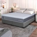 Ver imagem 1 de Cama Box Argel Espuma D33 King 193x203 Cinza King House