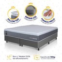 Ver imagem 3 de Cama Box Argel Espuma D33 King 193x203 Cinza King House