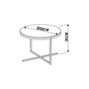 Ver imagem 3 de Mesa Lateral Volpi Baixa Linha Complementos Preto