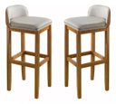 Ver imagem 3 de Kit 4 Banquetas Moderna Cozinha Area Externa Gourmet 96cm Altura Ideal Balcão Espaço Churrasqueira