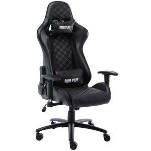 Cadeira de Escritório Gamer Fair Play Estofada em Pu