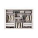 Ver imagem 2 de Guarda Roupa Casal Veneza Luxo 3 Portas Branco