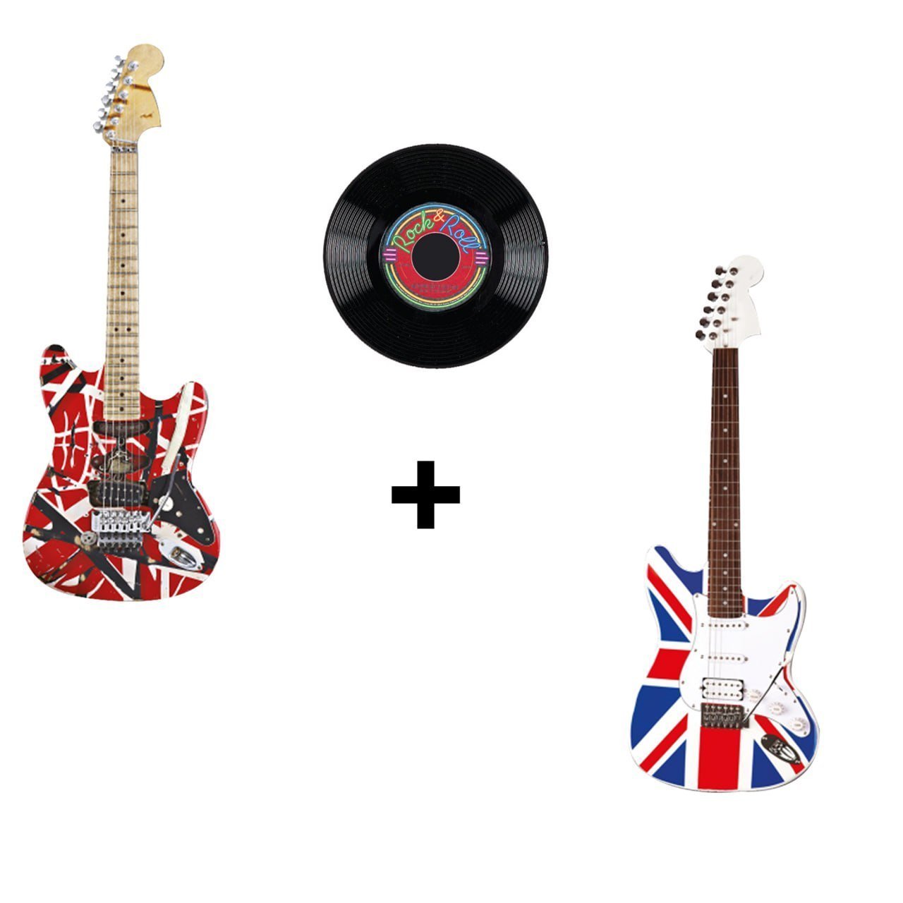 Kit Placas Decorativas Musica Rock Roll em MDF 6mm - 1