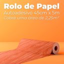 Ver imagem 4 de Papel de Parede Decorativo Adesivo Madeira 1 Rolo 45cm X 5m - Rio Home Laranja