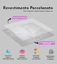Ver imagem 2 de Painel Placa Para Parede E Piso Chão Autocolante Laminado Concreto 25x25cm