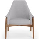 Ver imagem 5 de Kit 02 Poltronas Decorativa Sakura L02 Linho Cinza