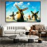 Quadro Decorativo Salvador Dali Moinhos De Vento Da Borboleta:150x100/BRANCA - 3