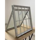 Ver imagem 7 de Vitrô para Banheiro Maxi Ar com Grade Branco 50x50 Alumínio - Vidro Miniboreal