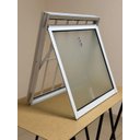 Ver imagem 4 de Vitrô para Banheiro Maxi Ar com Grade Branco 50x50 Alumínio - Vidro Miniboreal