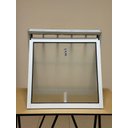 Ver imagem 3 de Vitrô para Banheiro Maxi Ar com Grade Branco 50x50 Alumínio - Vidro Miniboreal