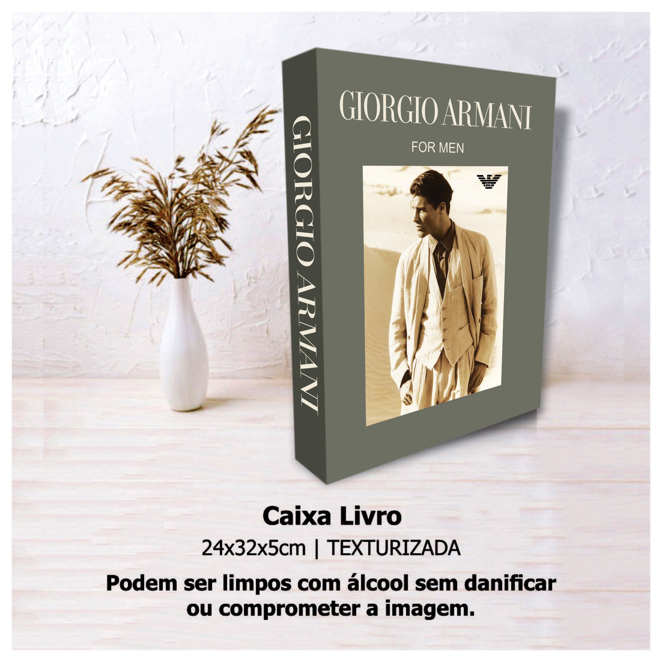 Caixa Livro Decorativa Porta Objetos Luxo Arman - 5