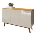 Ver imagem 1 de Buffet Aparador Ares 3 Portas Off-White com Nature