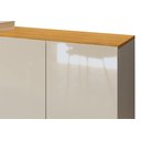 Ver imagem 4 de Buffet Aparador Ares 3 Portas Off-White com Nature