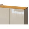 Buffet Aparador Ares 3 Portas Off-White com Nature - 4